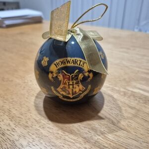 EUC Hogwarts Blue and Gold Ornament